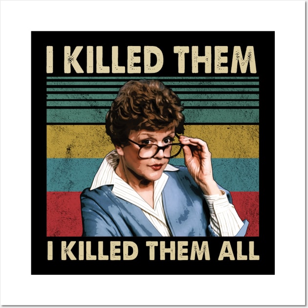 Vintage I Killed Them I Killed Them All Wall Art by salsiant